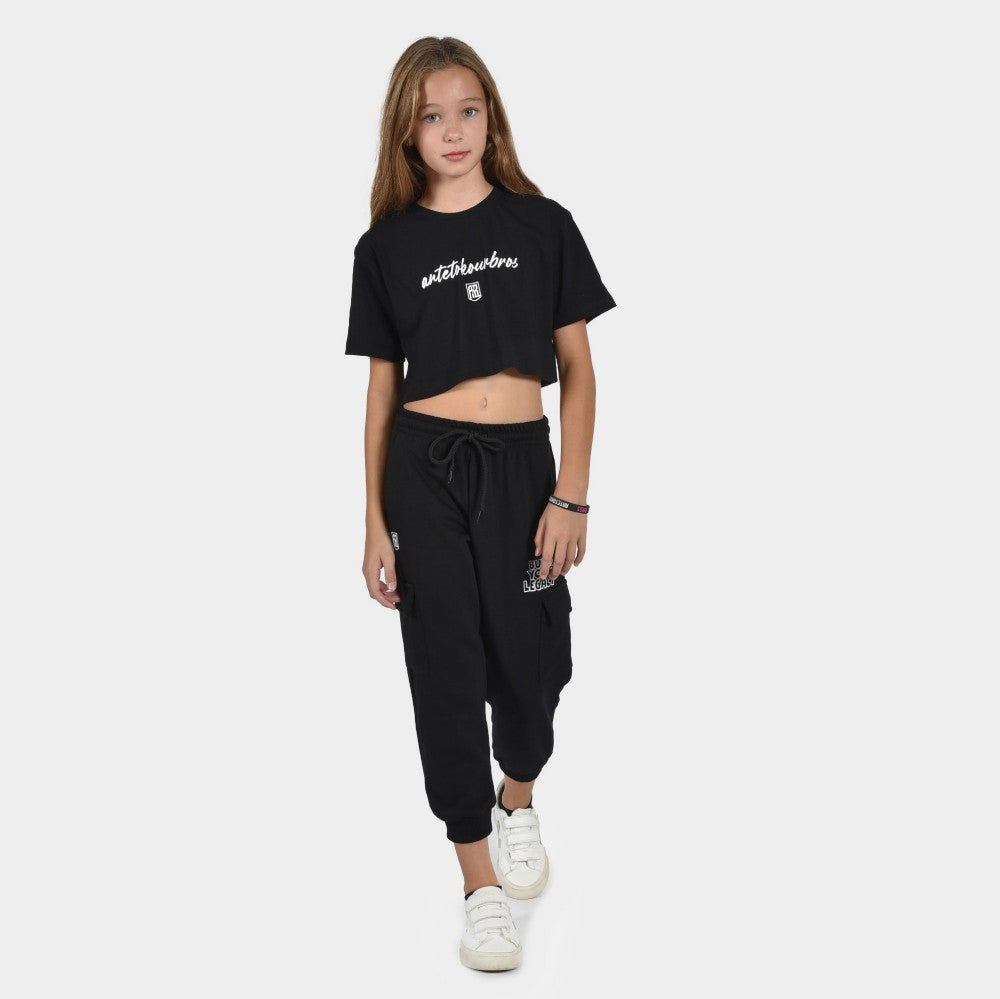 Kids' Crop Top T-shirt  Baseline