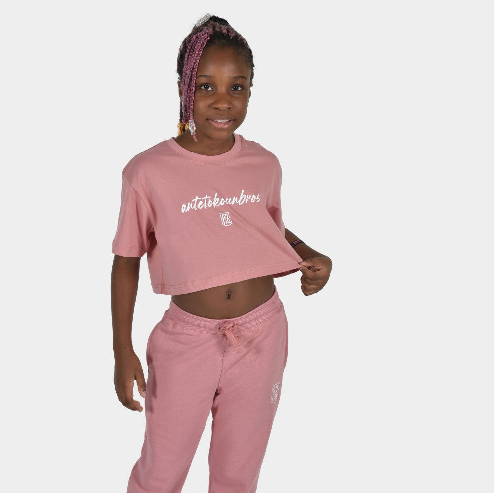 Kids' Crop Top T-shirt Baseline – Antetokounbros MKE LLC