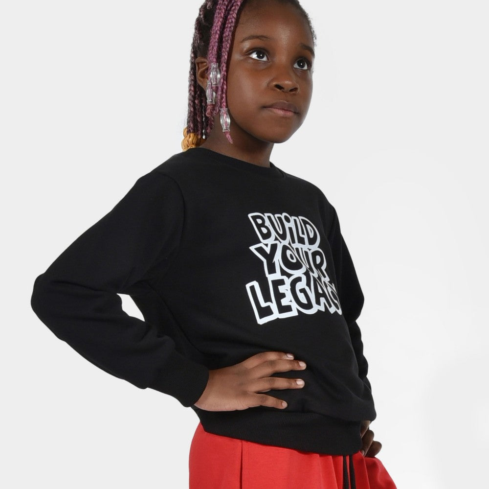 Kids' Sweatshirt Build Your Legacy