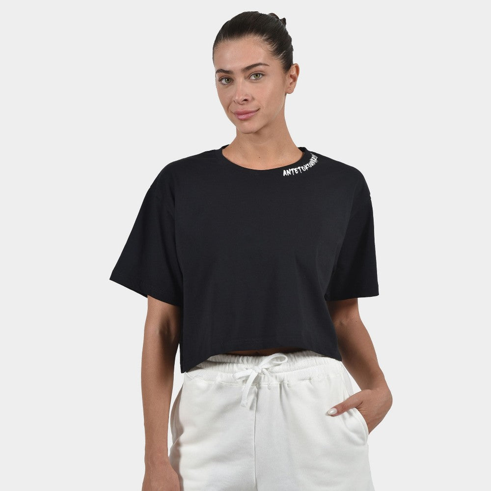 Women's Crop Top T-shirt Graffiti