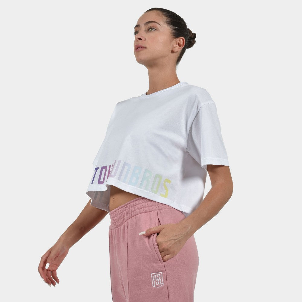 Women's Crop Top T-shirt Calm Graffiti
