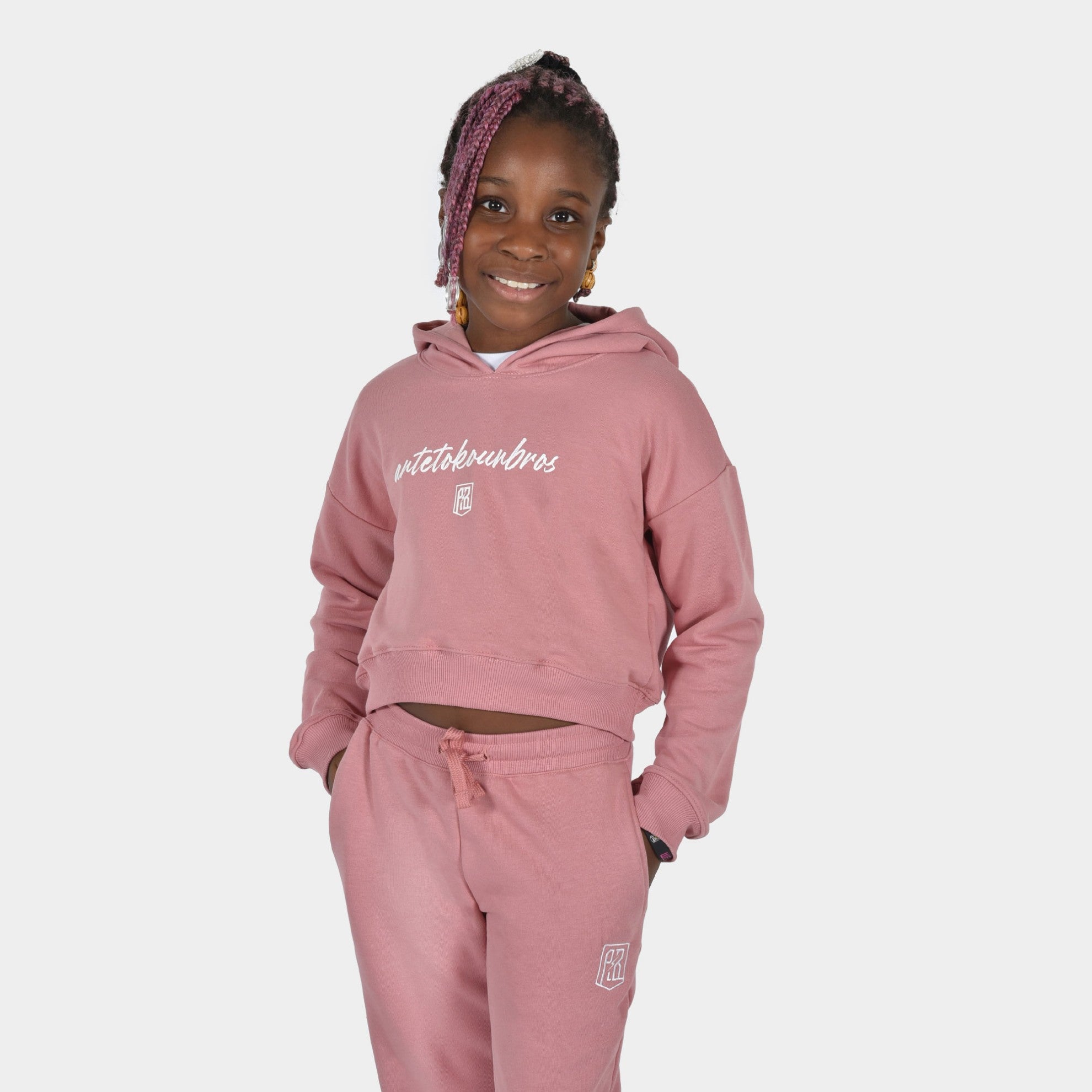 Kids' Crop Top Hoodie Baseline