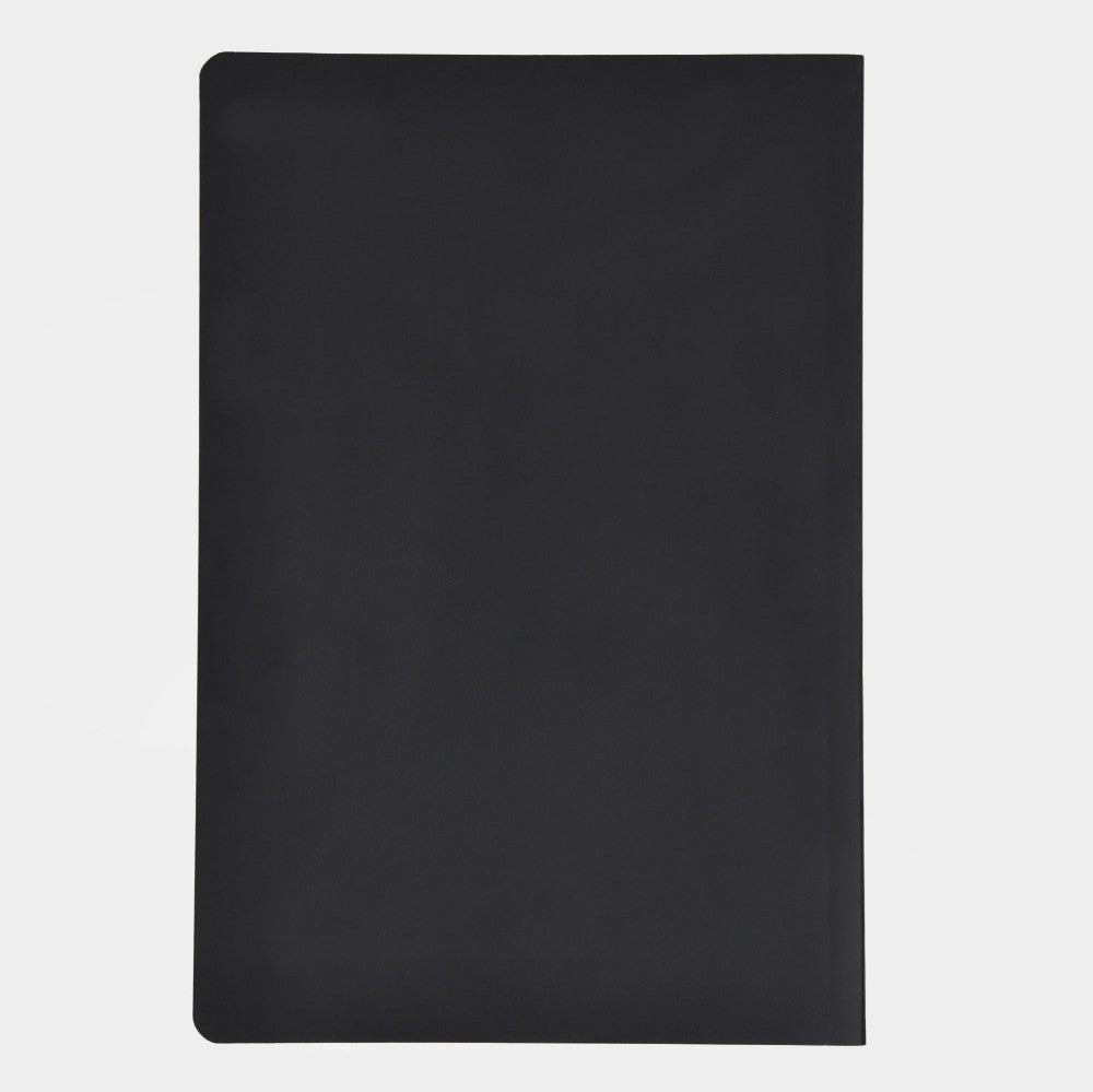 BLACK SOFTCOVER NOTEBOOK
