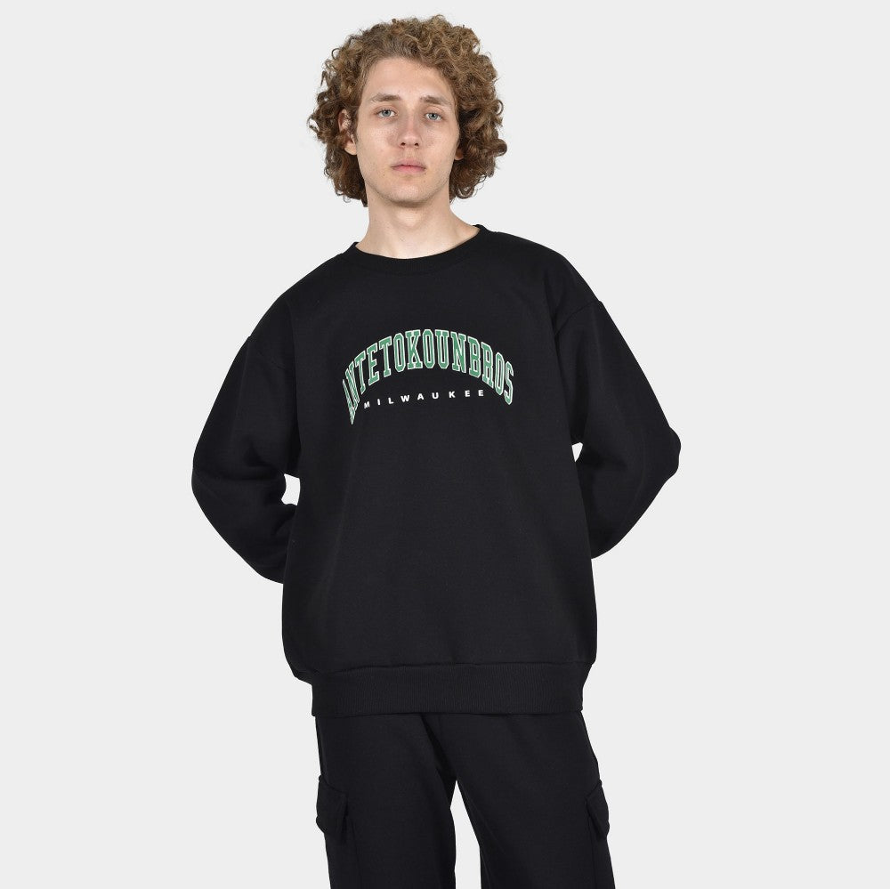 Men's Oversized Sweatshirt Varsity Milwaukee