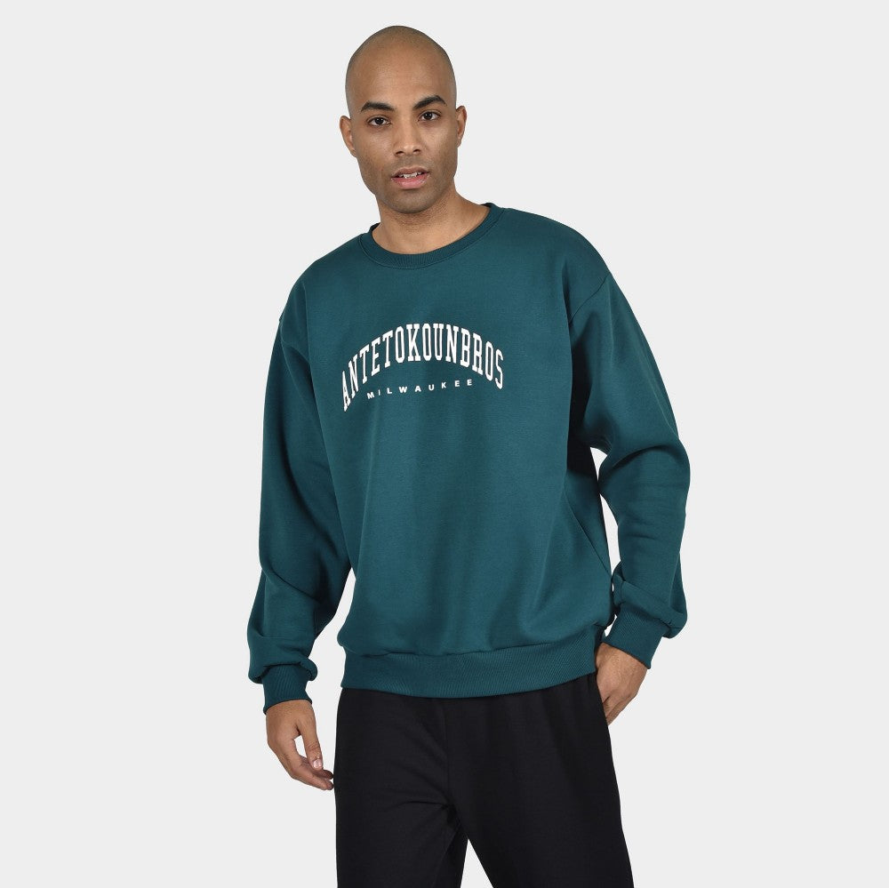 Men's Oversized Sweatshirt Varsity Milwaukee
