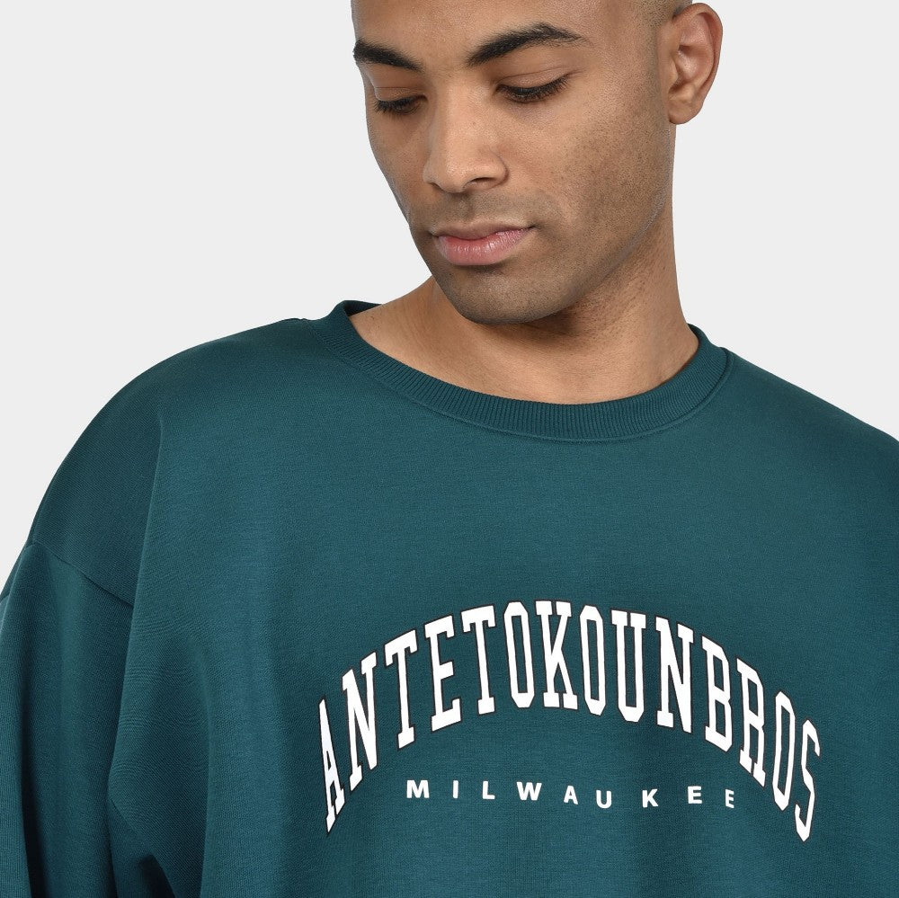 Men's Oversized Sweatshirt Varsity Milwaukee