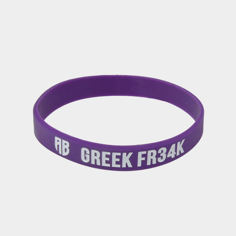 Adult Plastic Bracelet Greek Freak Purple