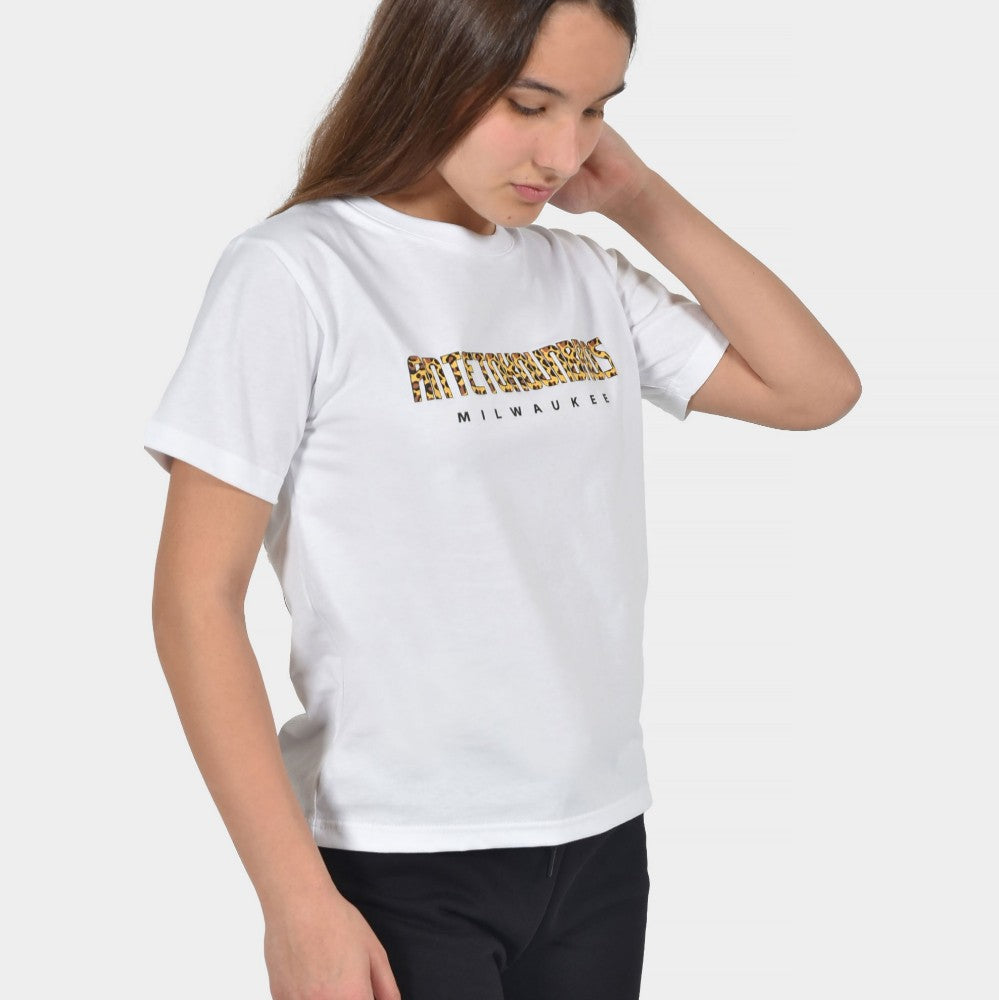 Kids' T-shirt Milwaukee Leopard Logo