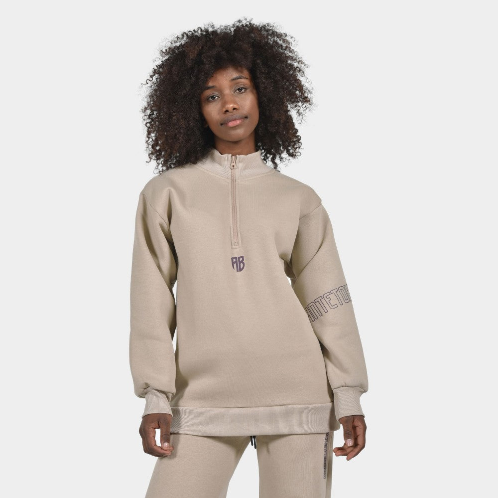 Women's Oversized Mock Neck Sweatshirt
