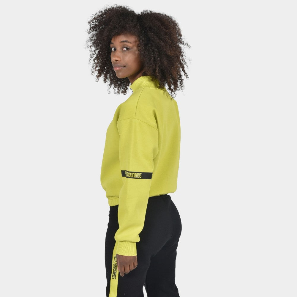 Women's Crop Top Sweatshirt Logomania