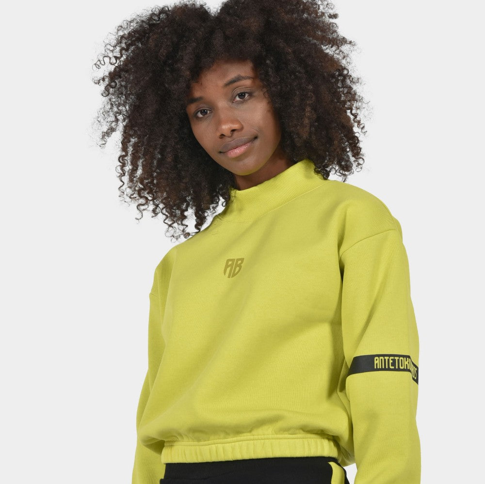 Women's Crop Top Sweatshirt Logomania