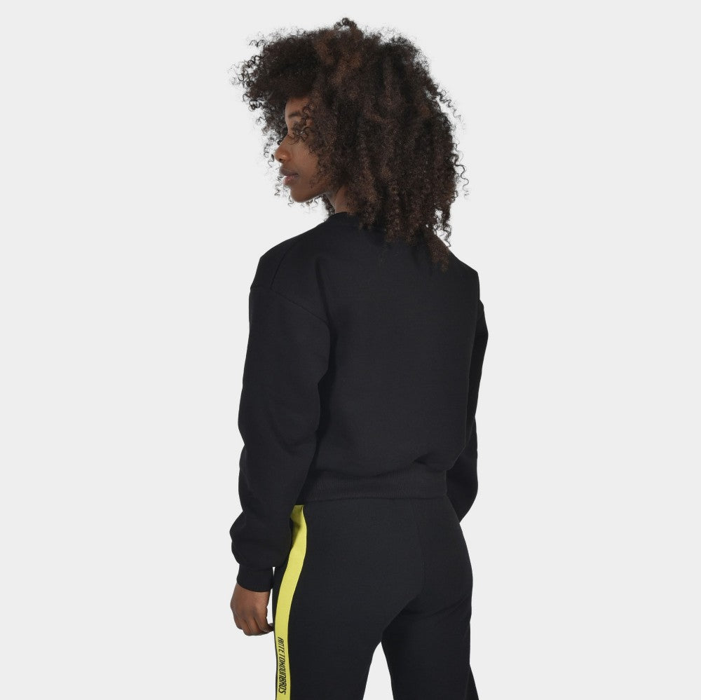 Women's Crop Top Sweatshirt Logomania