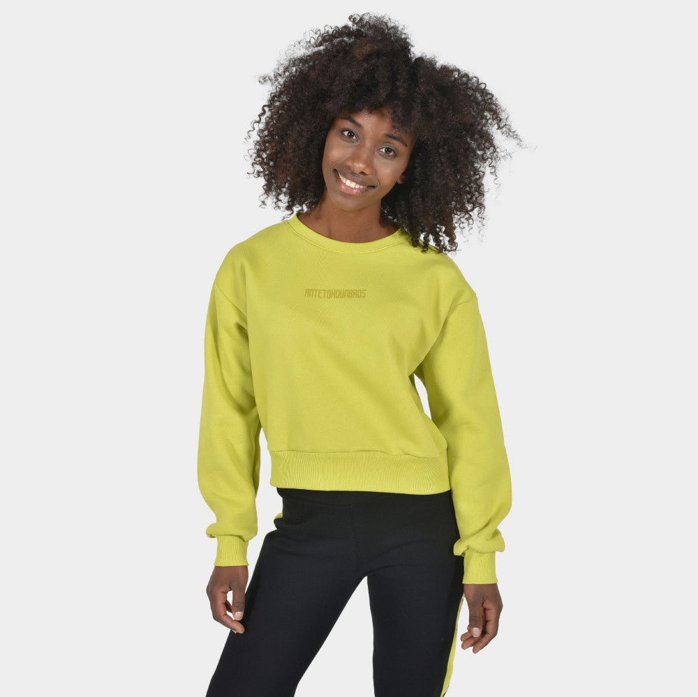 Women's Crop Top Sweatshirt Logomania