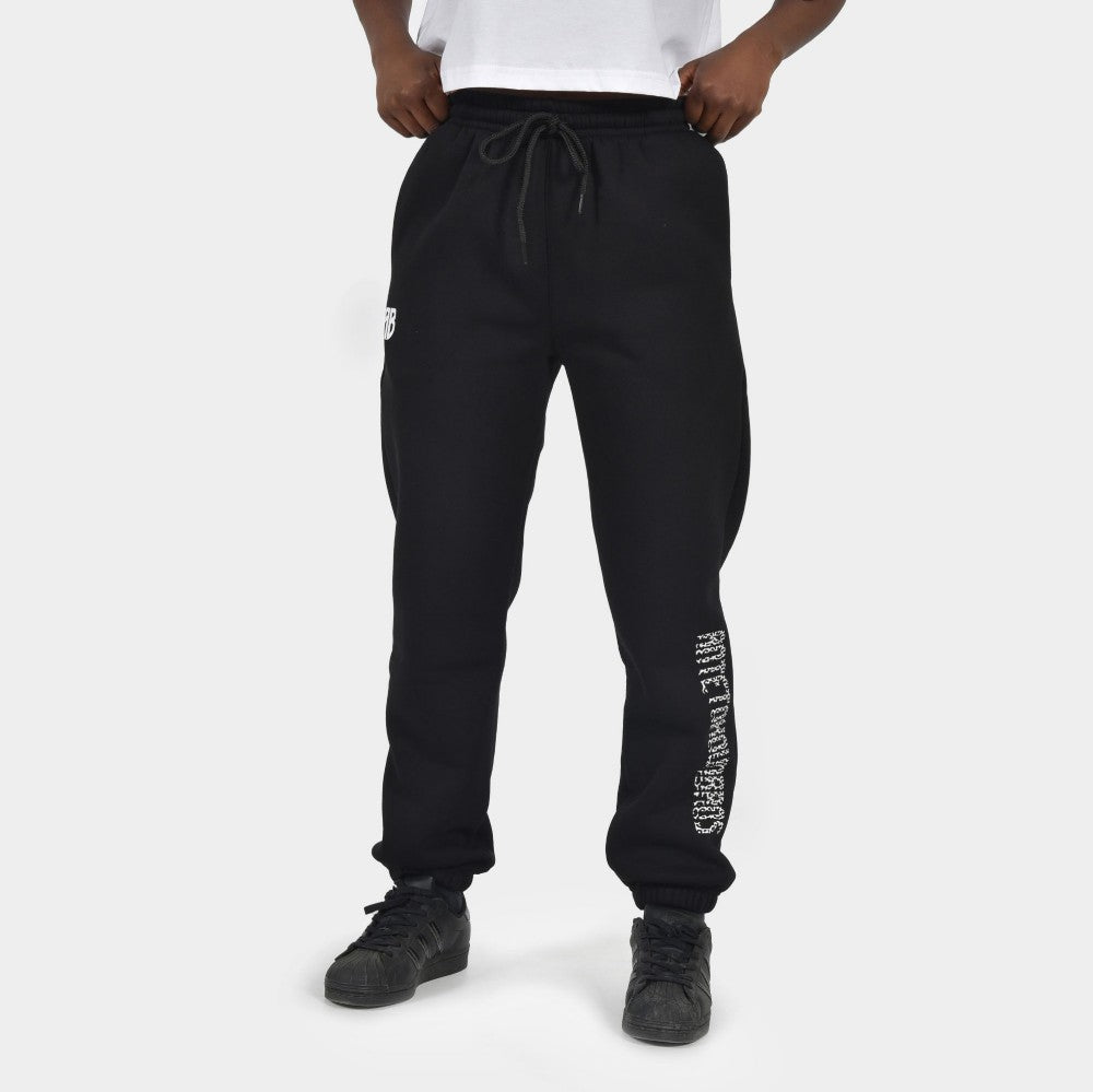 【23.65】22SS★ LOGO BANDING SWEAT PANTS BBD Ancient Metal Circle Logo Sweatpants (Black