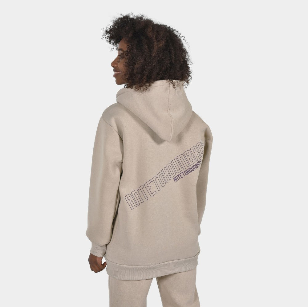 Women's Loose Fit Full Zip Hoodie Reverse
