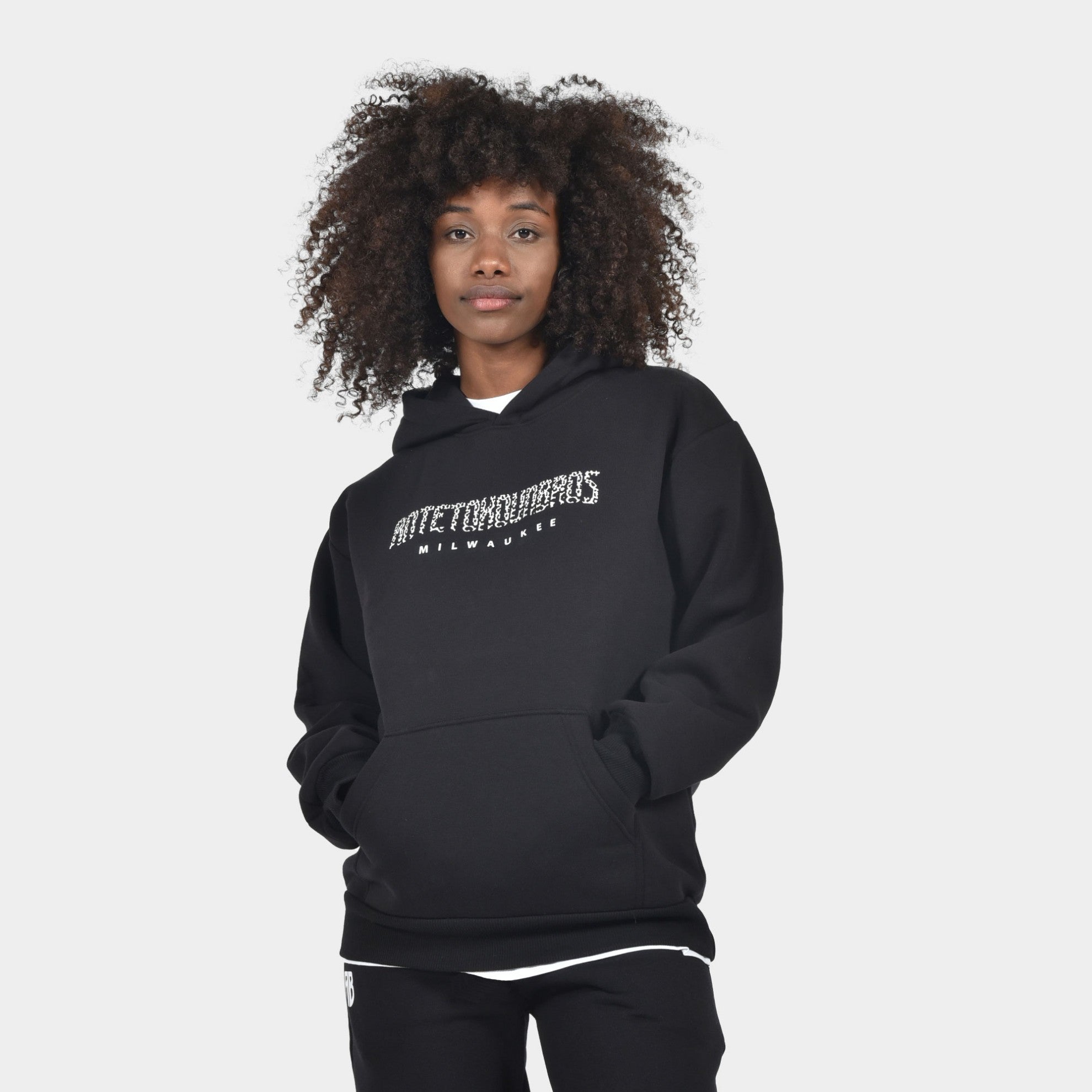 Women's Hoodie Milwaukee Leopard Logo