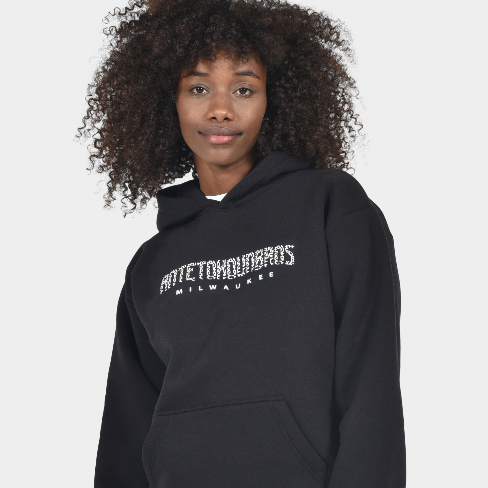 Women's Hoodie Milwaukee Leopard Logo