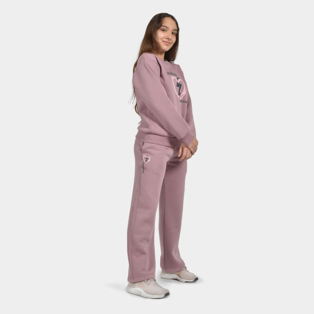 Kids' Wide Leg Sweatpants Heart