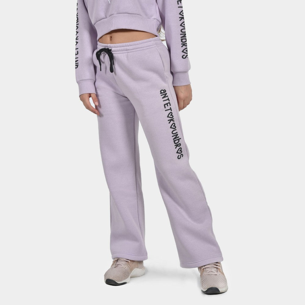 Kids' Wide Leg Sweatpants Smiley