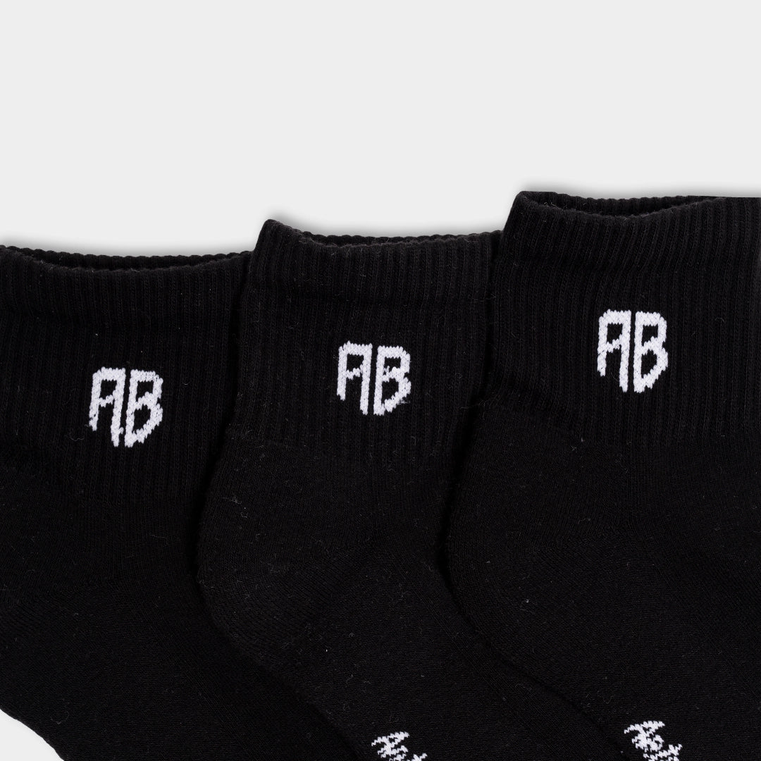 AB Logo Mid-Crew Socks 3-Pack