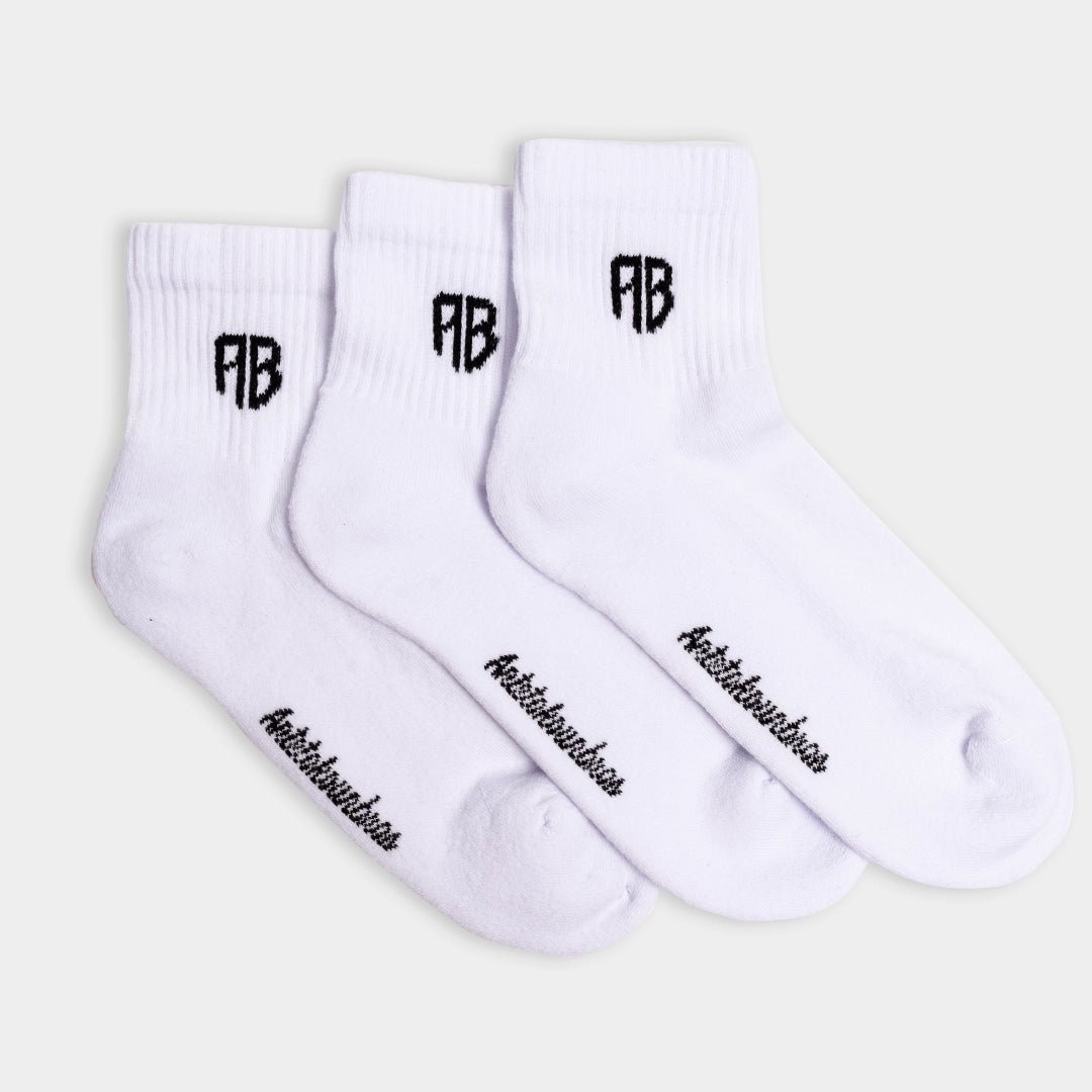 AB Logo Mid-Crew Socks 3-Pack