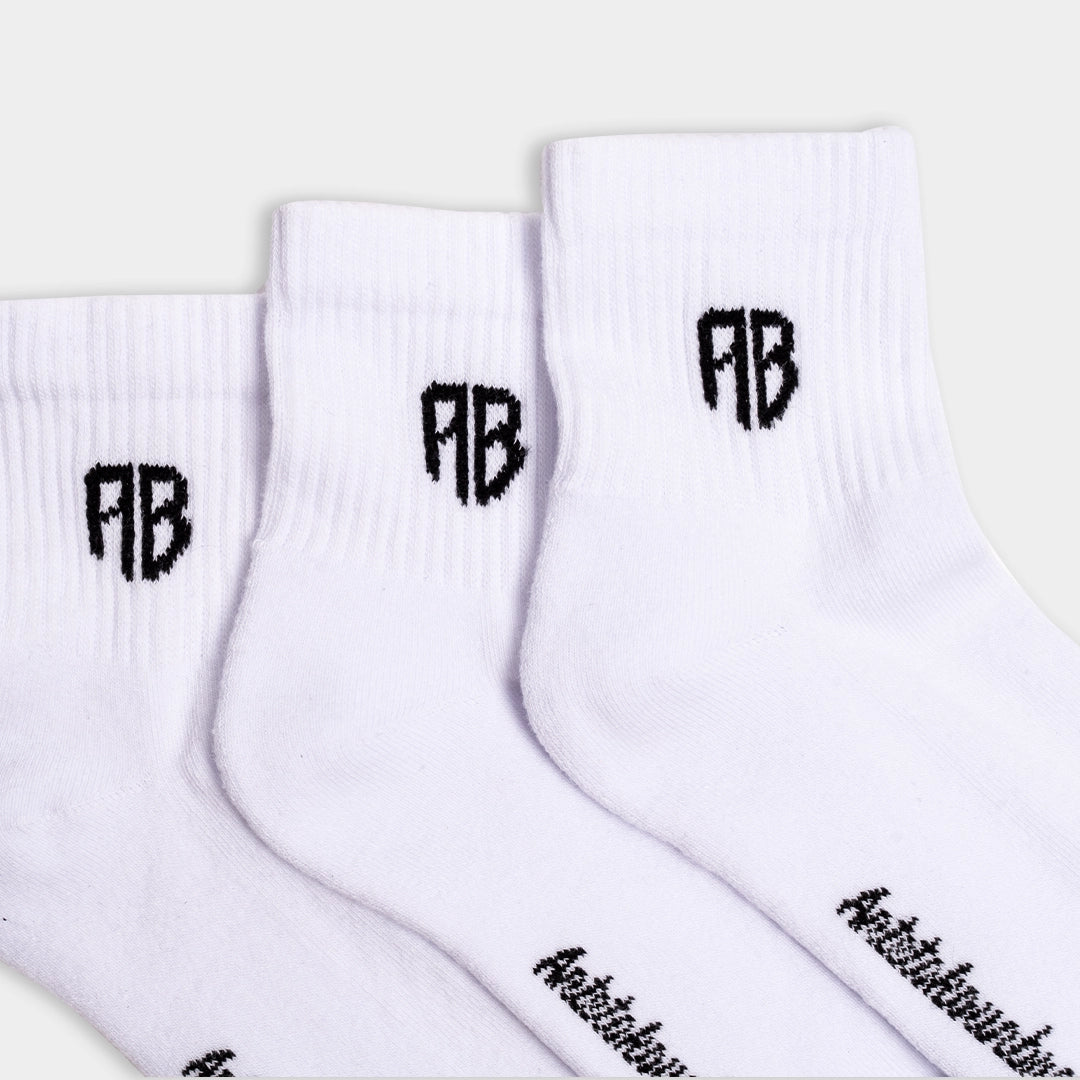 AB Crew Socks 3-Pack AB Logo