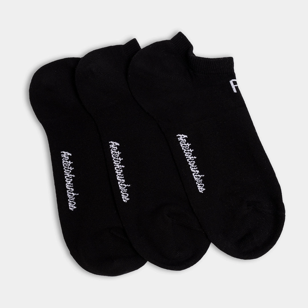 AB 3-Pack Ankle Socks White