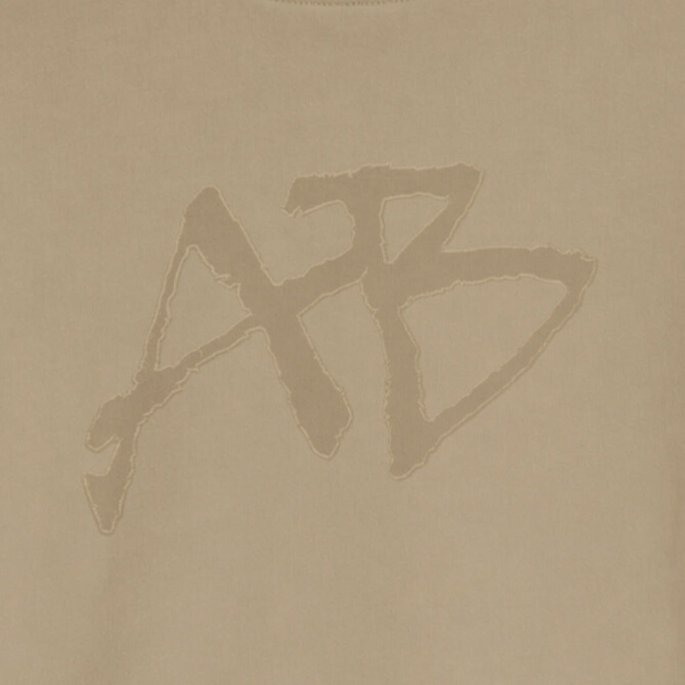 Antetokounbros Stonewashed Oversized Tee Beige