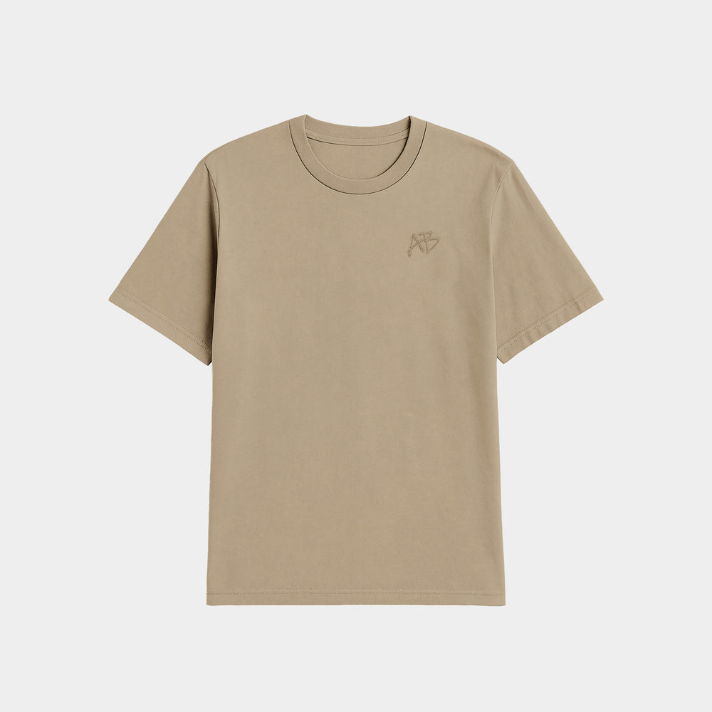 Antetokounbros Stonewashed Oversized Tee Beige
