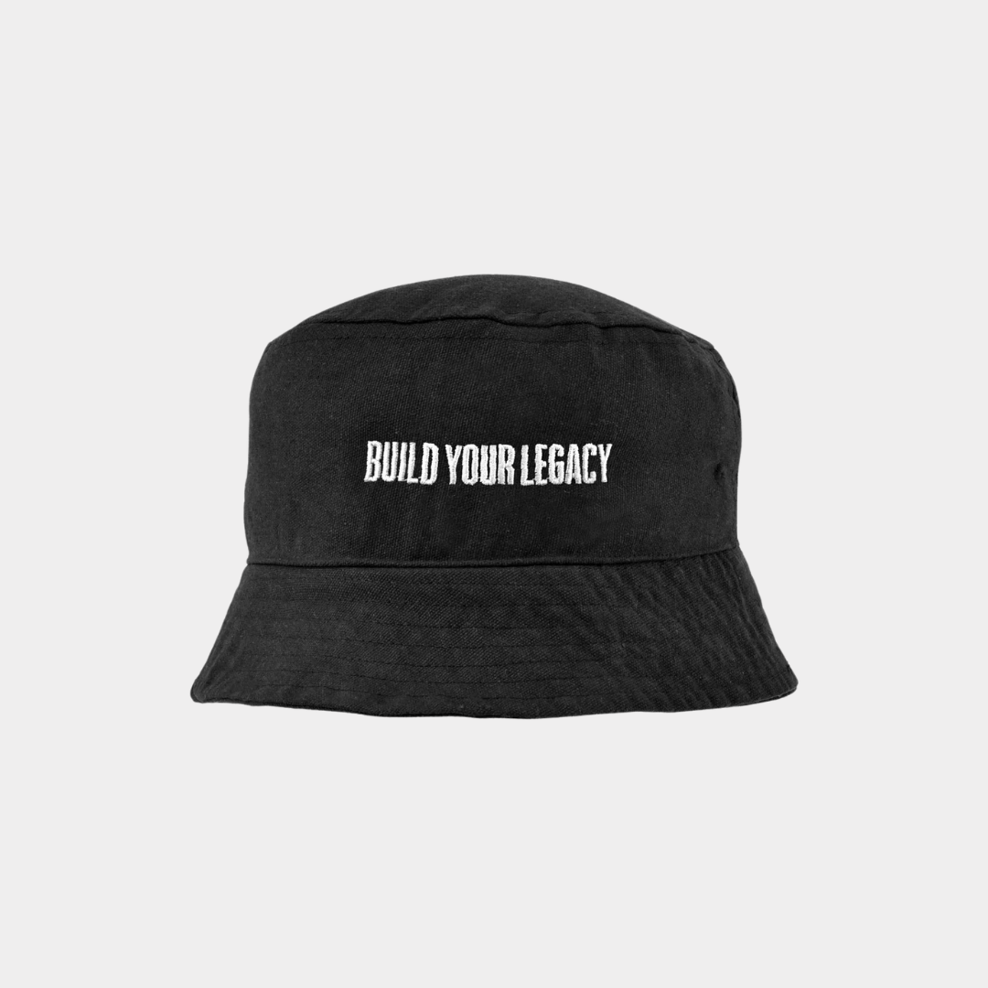 Build Your Legacy Bucket Hat Black