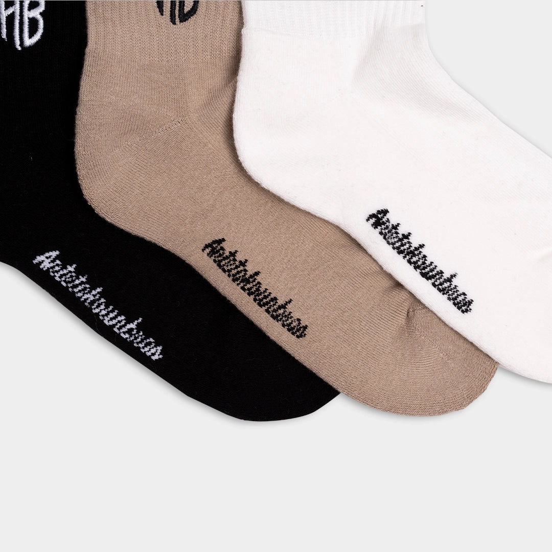 AB 3-Pack Mid High Socks