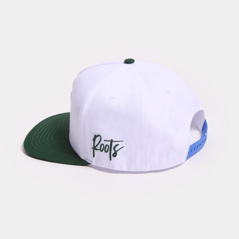 Roots Snapback Cap White