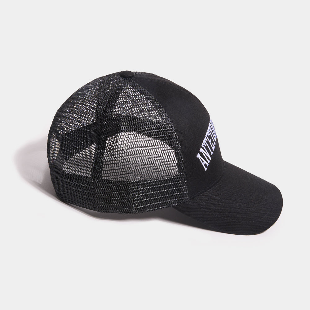 Trucker Cap with Mesh Back Black